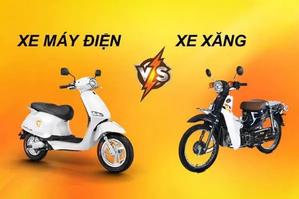 so sanh xe dien va xe xang