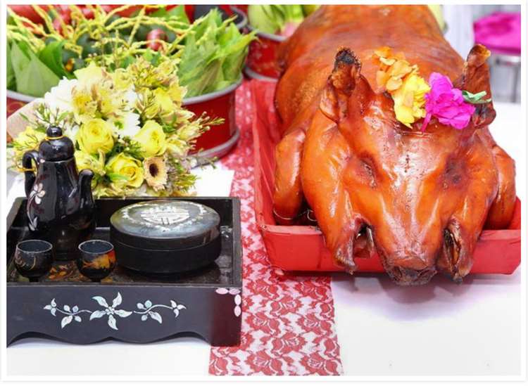 Mâm quả đám cưới miền Tây