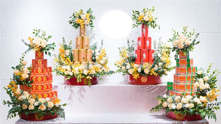 Mâm quả cưới hiện đại